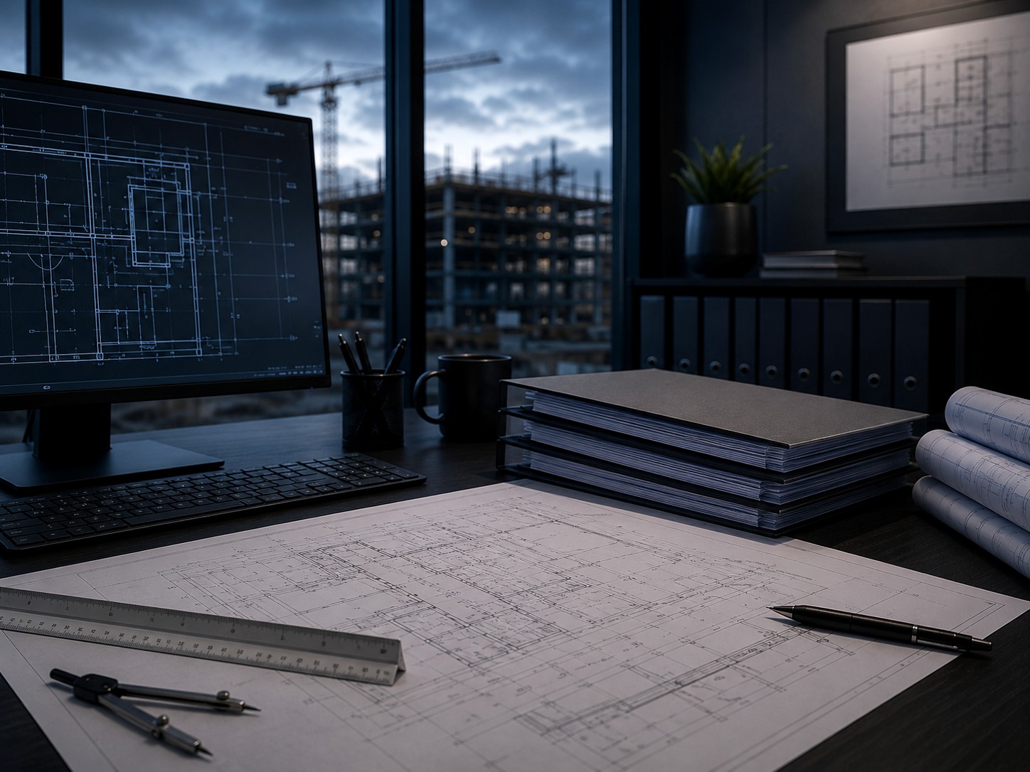 Road profile, section, and site documentation workstation